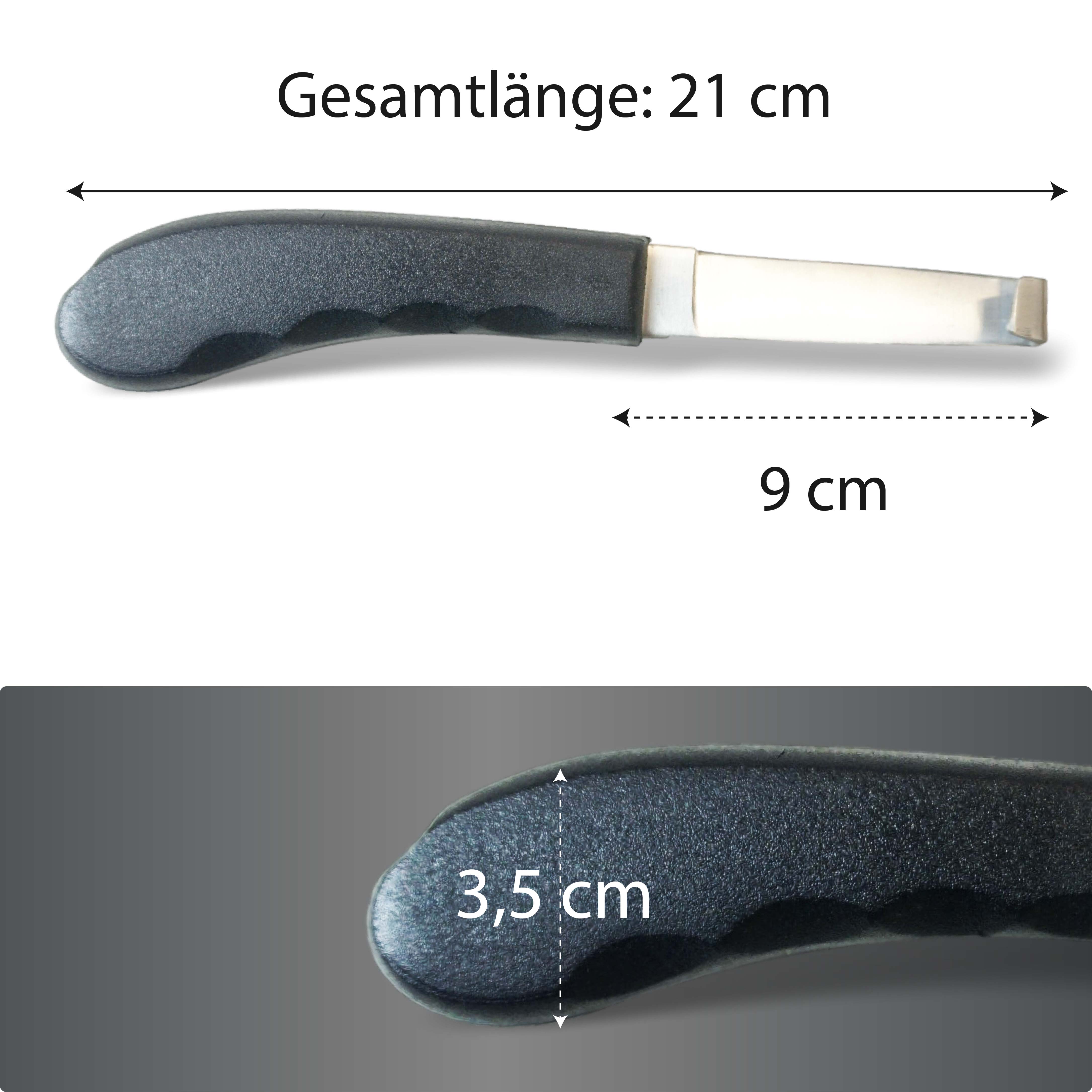 Hufmesser für Pferde, Rechts- und Linkshänder